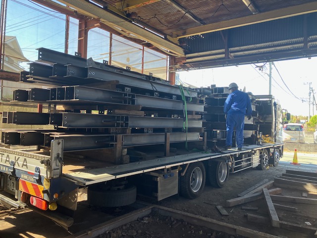 鉄骨工事の流れ画像