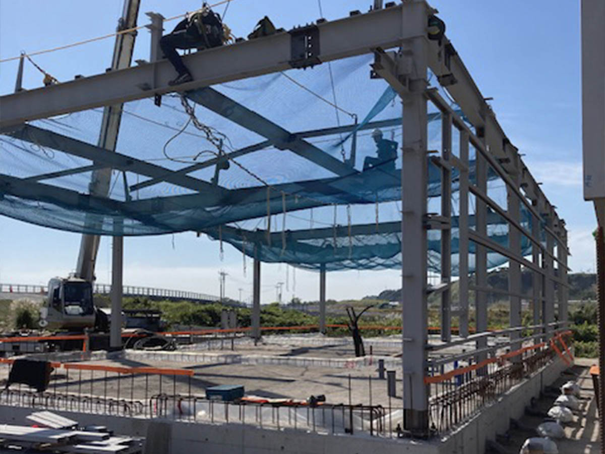 鉄骨工事の流れ画像